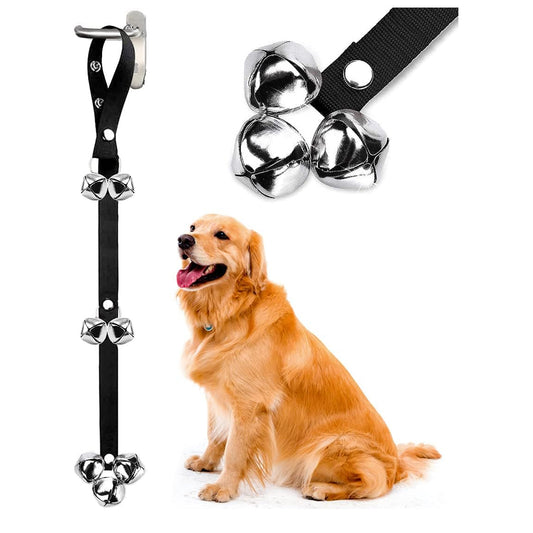Premium Quality Dog Doorbells for Easy Puppy Potty Training - Adjustable and Extra Loud with 7 Large Bells