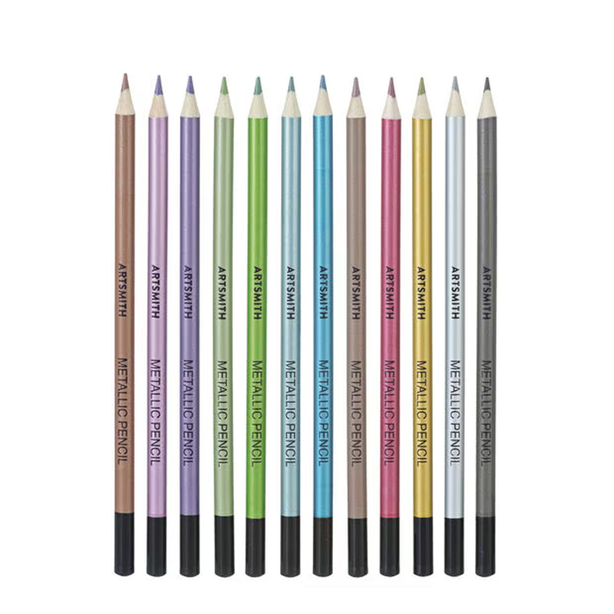 12ct Metallic Colored Pencils by Artsmith