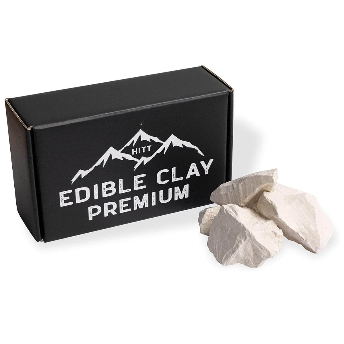 Edible Clay Chunks - «White Velvet» for Eating, Zero Impurities ASMR Food for Pica Cravings