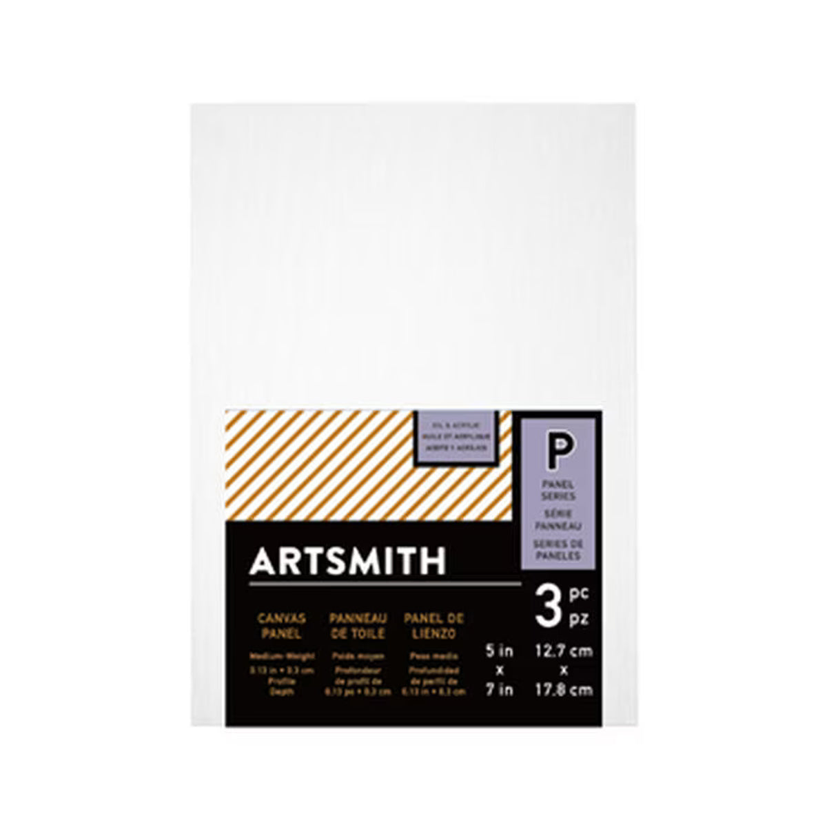 5" x 7" Series Panels Value Cotton Canvas 3pk by Artsmith