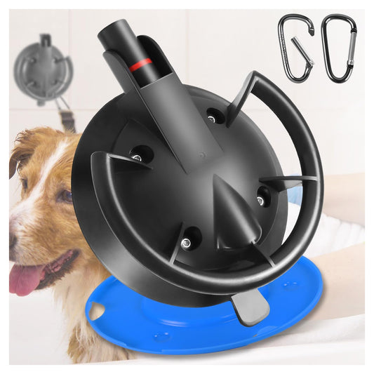 Heavy Duty Dog Bathing Suction Cup for Large Dog Within 110LBS, Pet Dog Cat Bath Holder Suction Cup Anchor for Grooming Bathtub Restraint