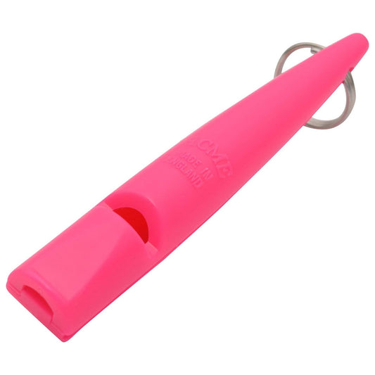 High-Quality Dog Training Whistle (Medium High Pitch) - Single Note, Weather-Proof Design - Made in the UK (Day Glow Pink)