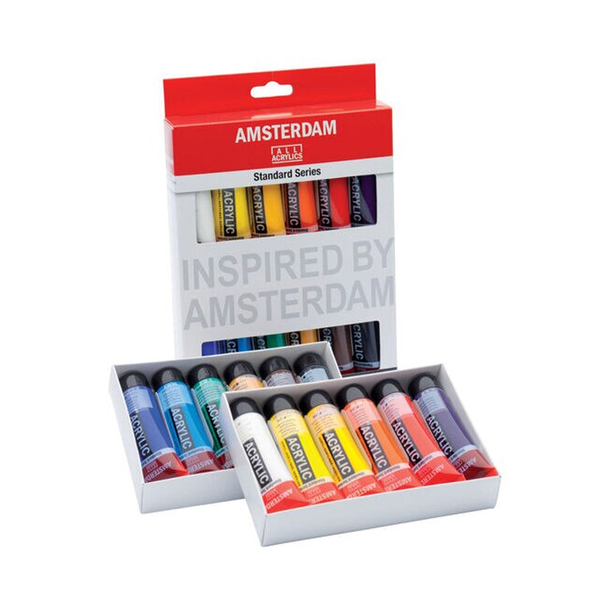 Amsterdam Standard Series Acrylic Paint Set 12 Colors