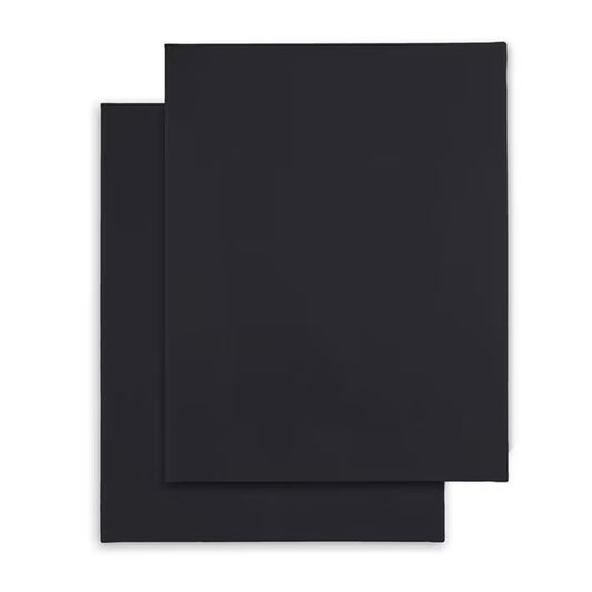 11" x 14" Black Cotton Value Canvas 2pk by Artsmith