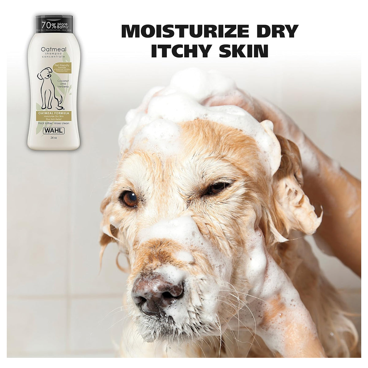 Dry Skin & Itch Relief Pet Shampoo for Dogs