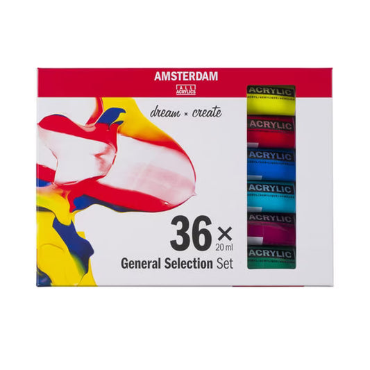 Amsterdam Standard Series 20ml Acrylic Paint Set 36 Colors