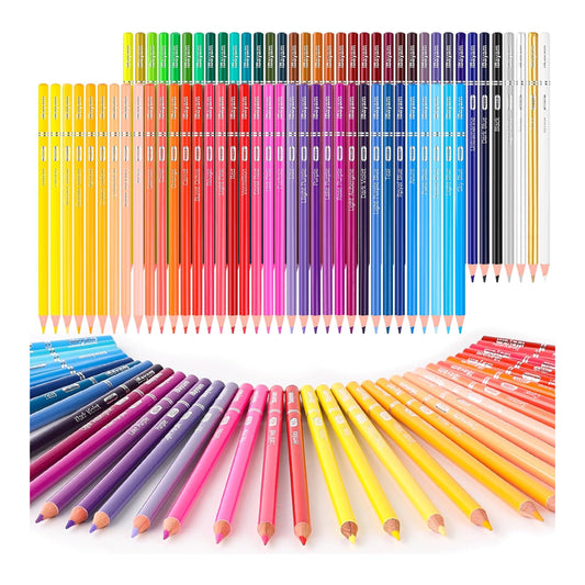 72-Color Colored Pencils Set for Adult Coloring, Sketching, and Drawing - Art Supplies for All Ages - Perfect for School and Gifts