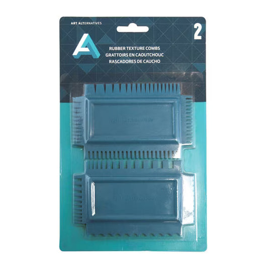 Art Alternatives 2pc Rubber Texture Combs