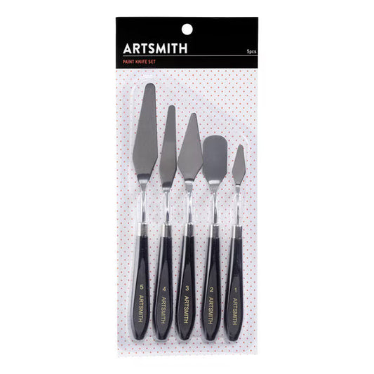 5pk Stainless Steel Painting Knive Set by Artsmith