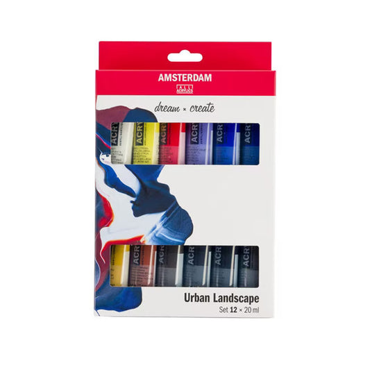 Amsterdam Standard Series Urban Landscape 20ml Acrylic Paint Set 12 Colors