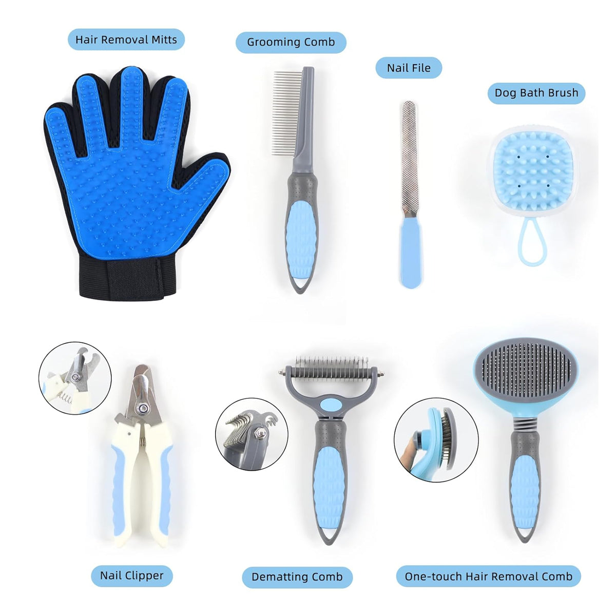 Pet Grooming Tool Kit Dogs Cats Pin