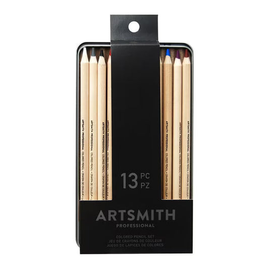 12ct Pro Colored Pencils With Case by Artsmith