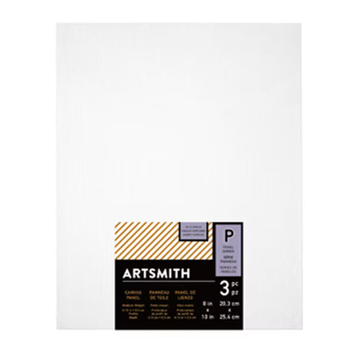 8" x 10" Series Panels Value Cotton Canvas 3pk by Artsmith