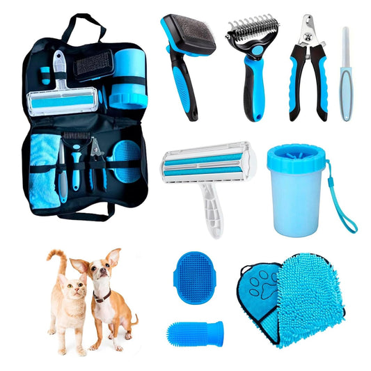 9 PCS Dog Brushes for Grooming Kit | Dog Brushes for Shedding