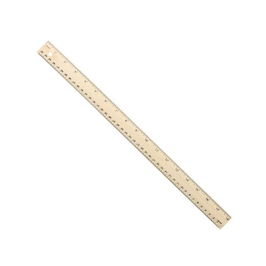 Art Alternatives Wooden Ruler 18"