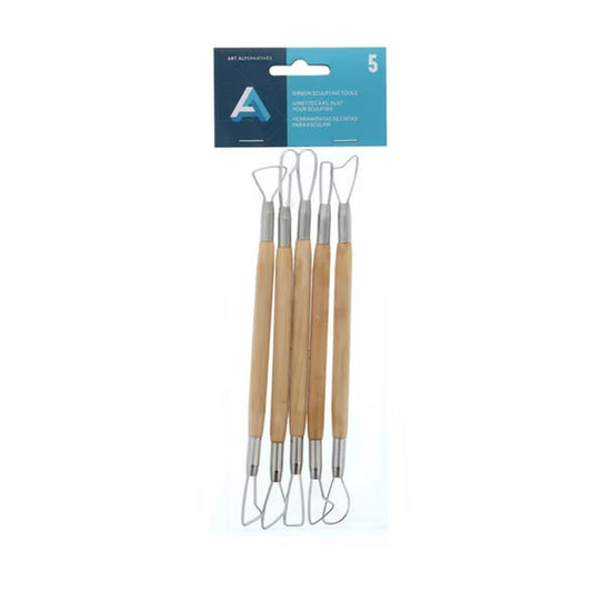 Art Alternatives 6.5" Double Ended Ribbon Sculpting Tools 5pc