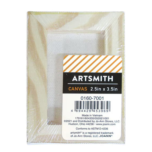 2.5" x 3.5" Mini Cotton Canvas by Artsmith