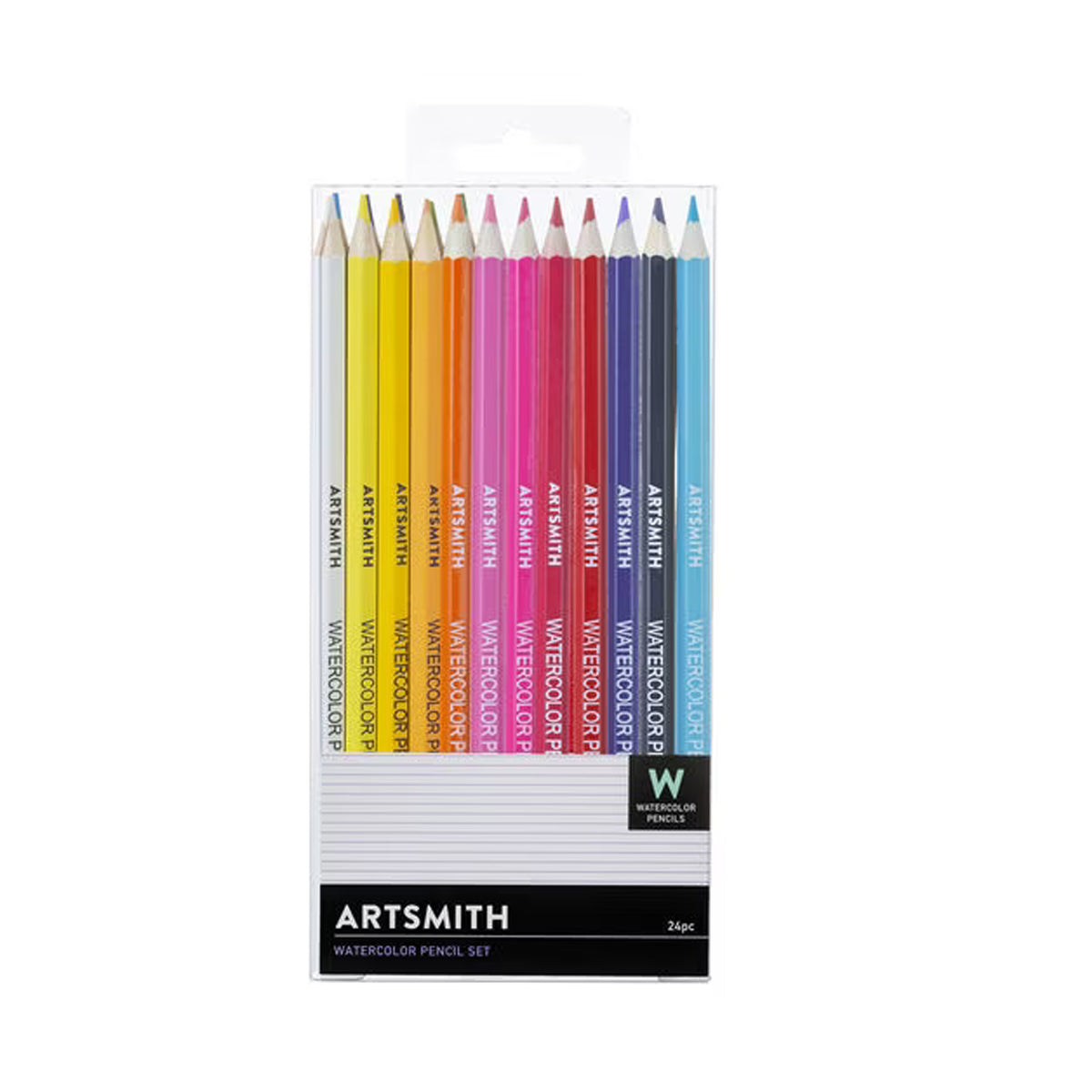 24ct Multi Color Watercolor Pencils by Artsmith