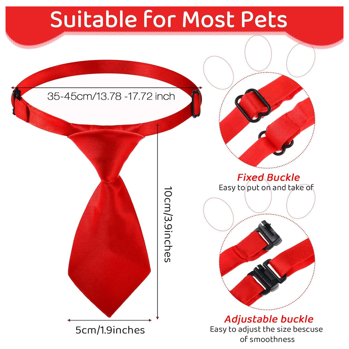 78 Pieces Dog Ties Cat Puppy Collar Dog Neckties Bow Ties Adjustable Pet Ties