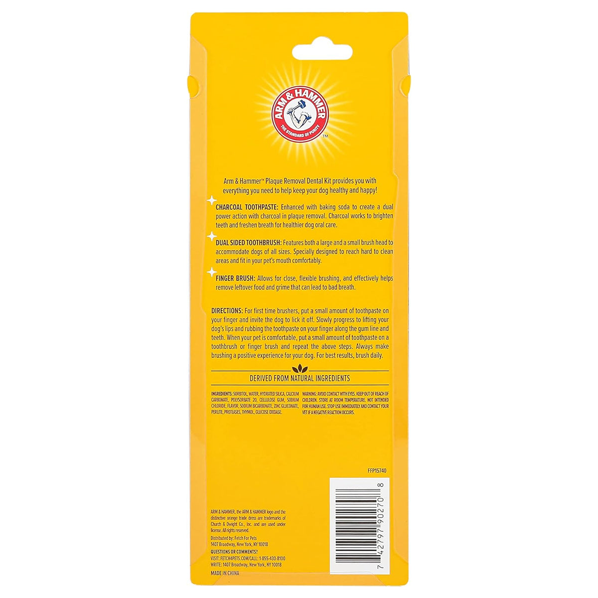 Arm & Hammer for Pets Dog Dental Care Fresh Breath Kit