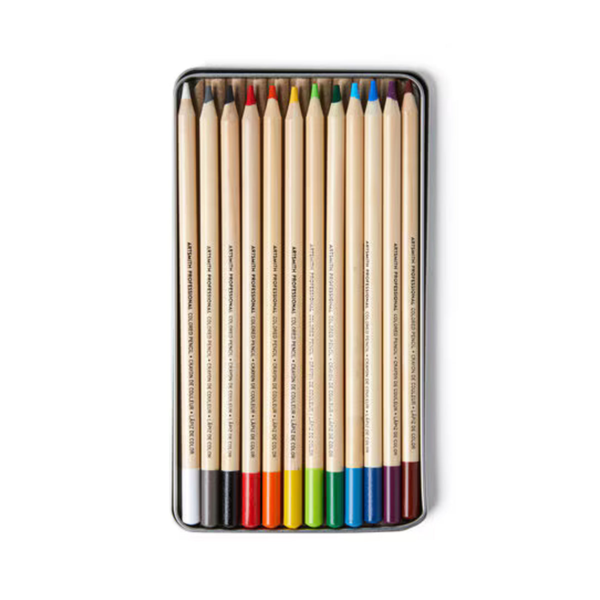 12ct Pro Colored Pencils With Case by Artsmith