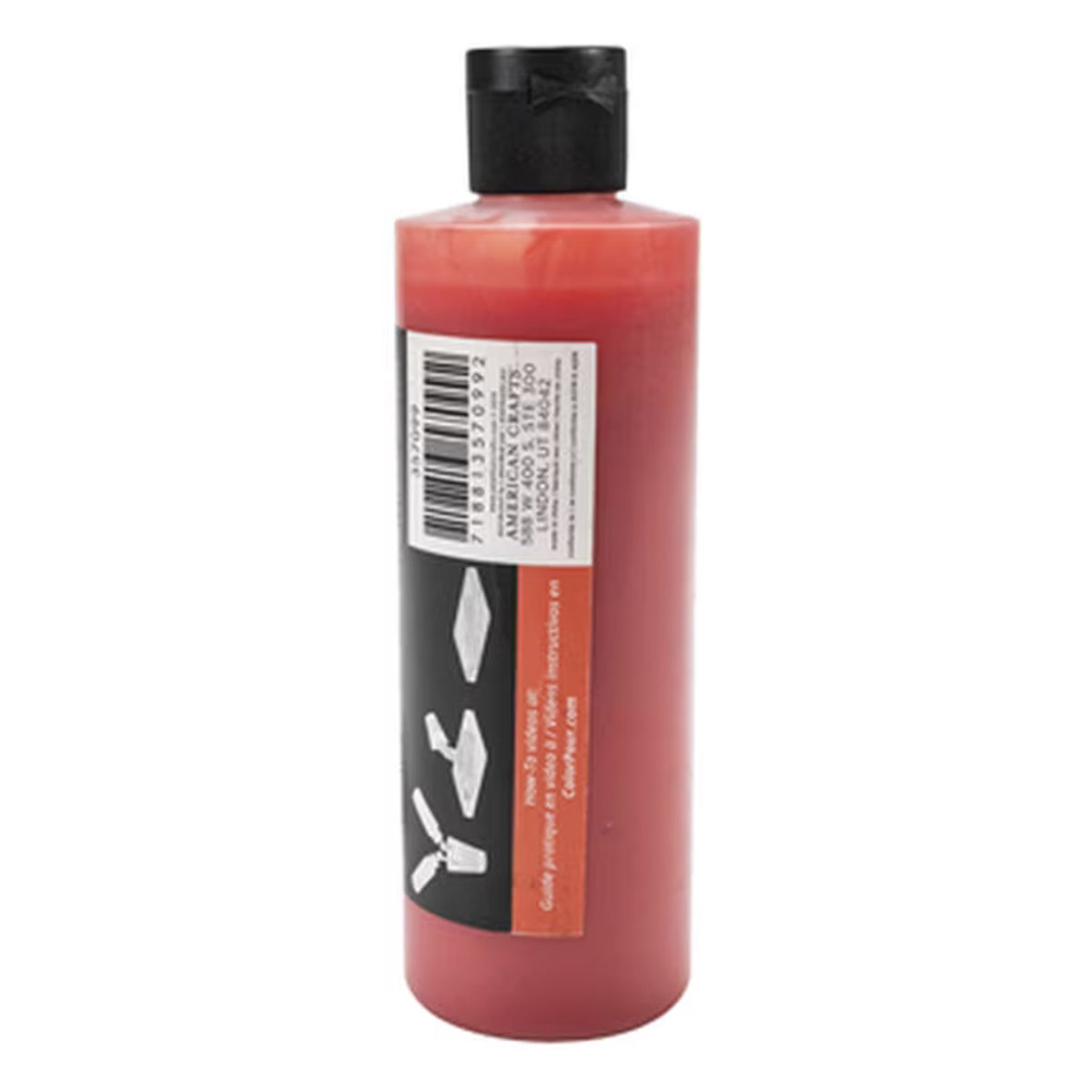 American Crafts Color Pour Magic Pre Mixed Paint 8oz Ruby