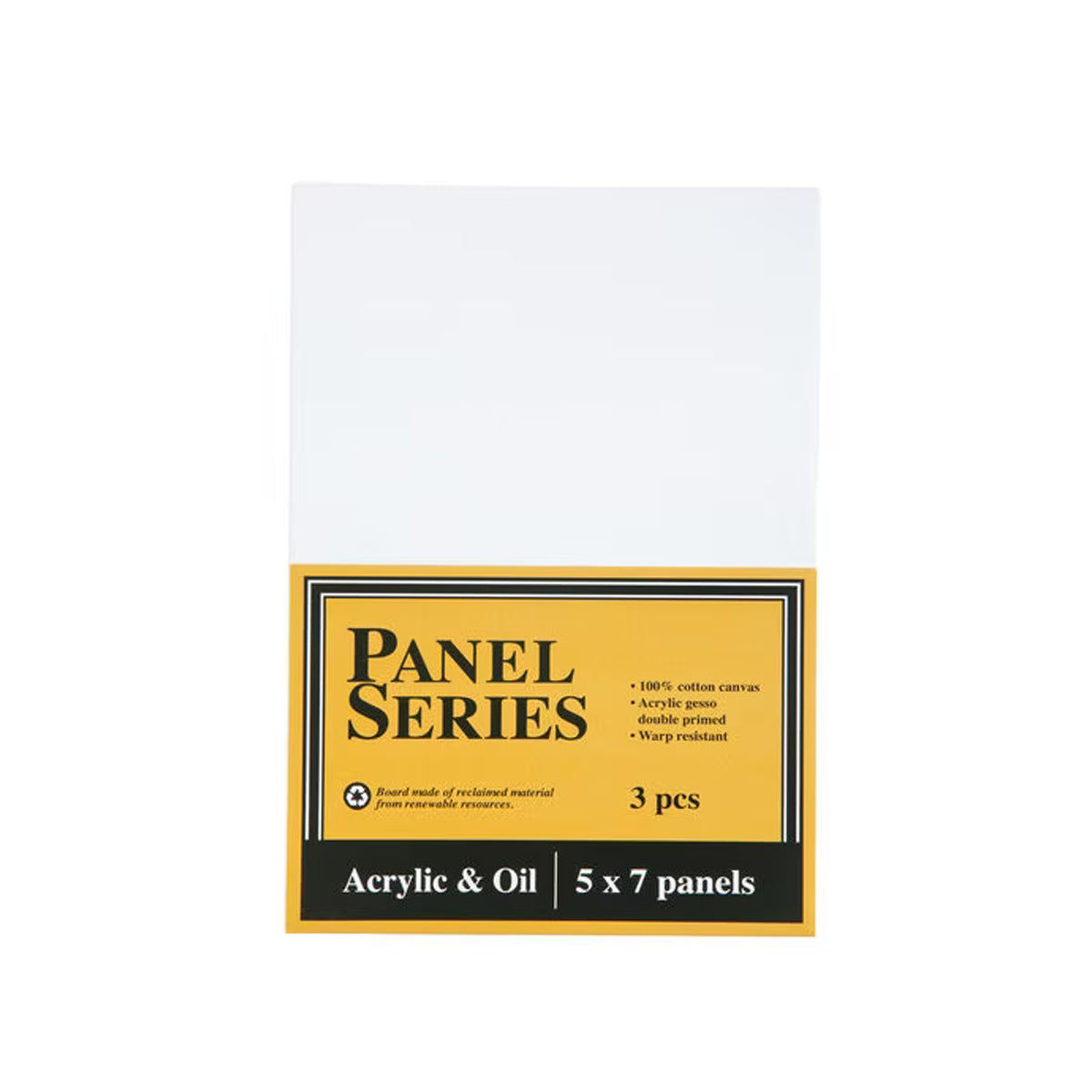 5" x 7" Series Panels Value Cotton Canvas 3pk by Artsmith