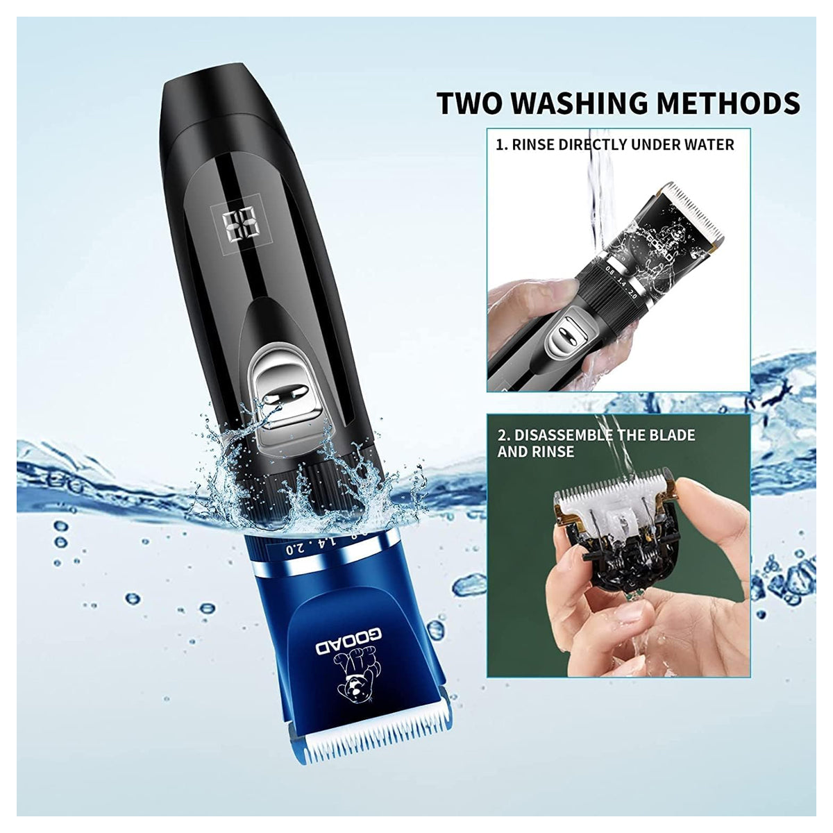 Rechargeable, Cordless Paw Trimmer and Pet Hair Clippers