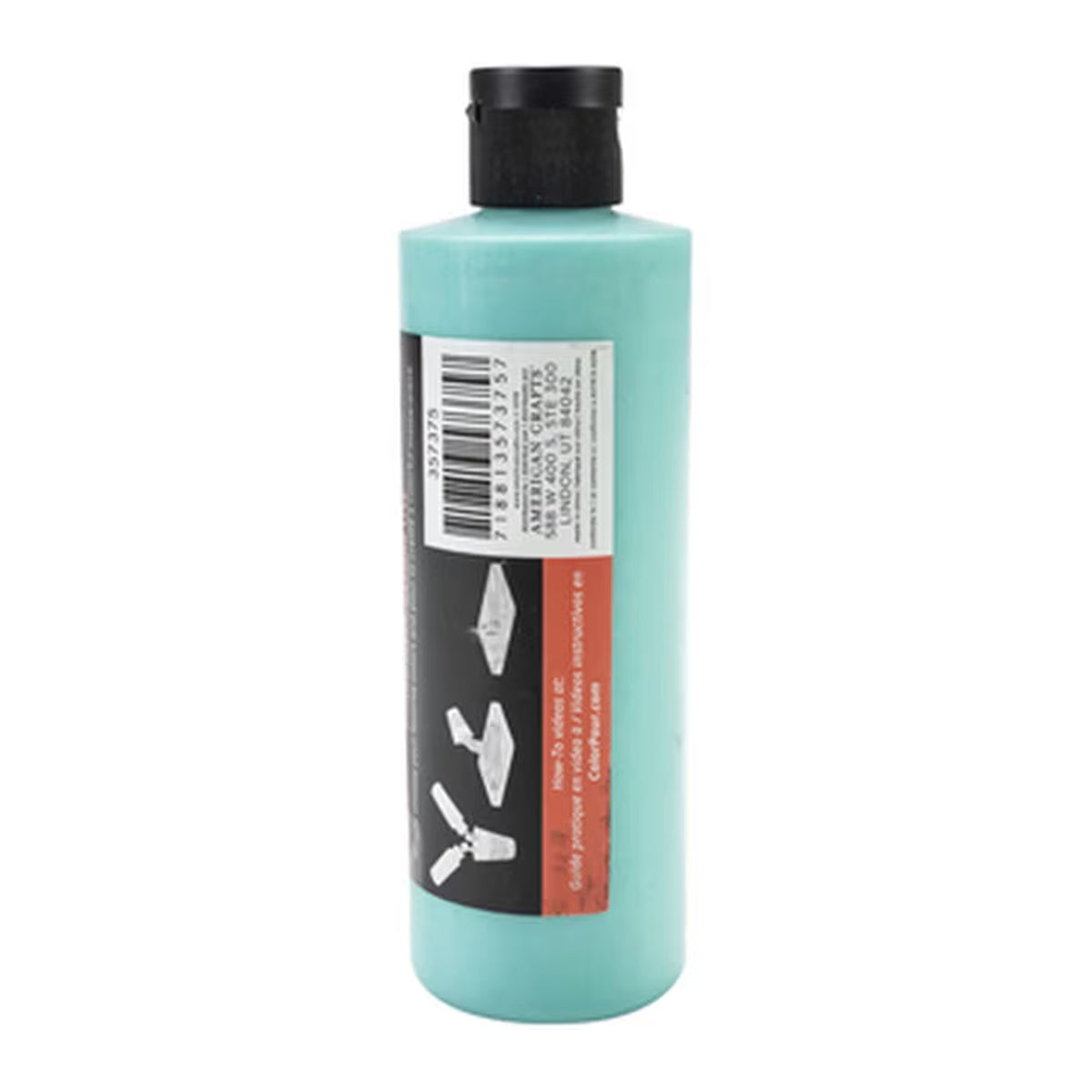 American Crafts Color Pour Magic Pre Mixed Paint 8oz Turquoise