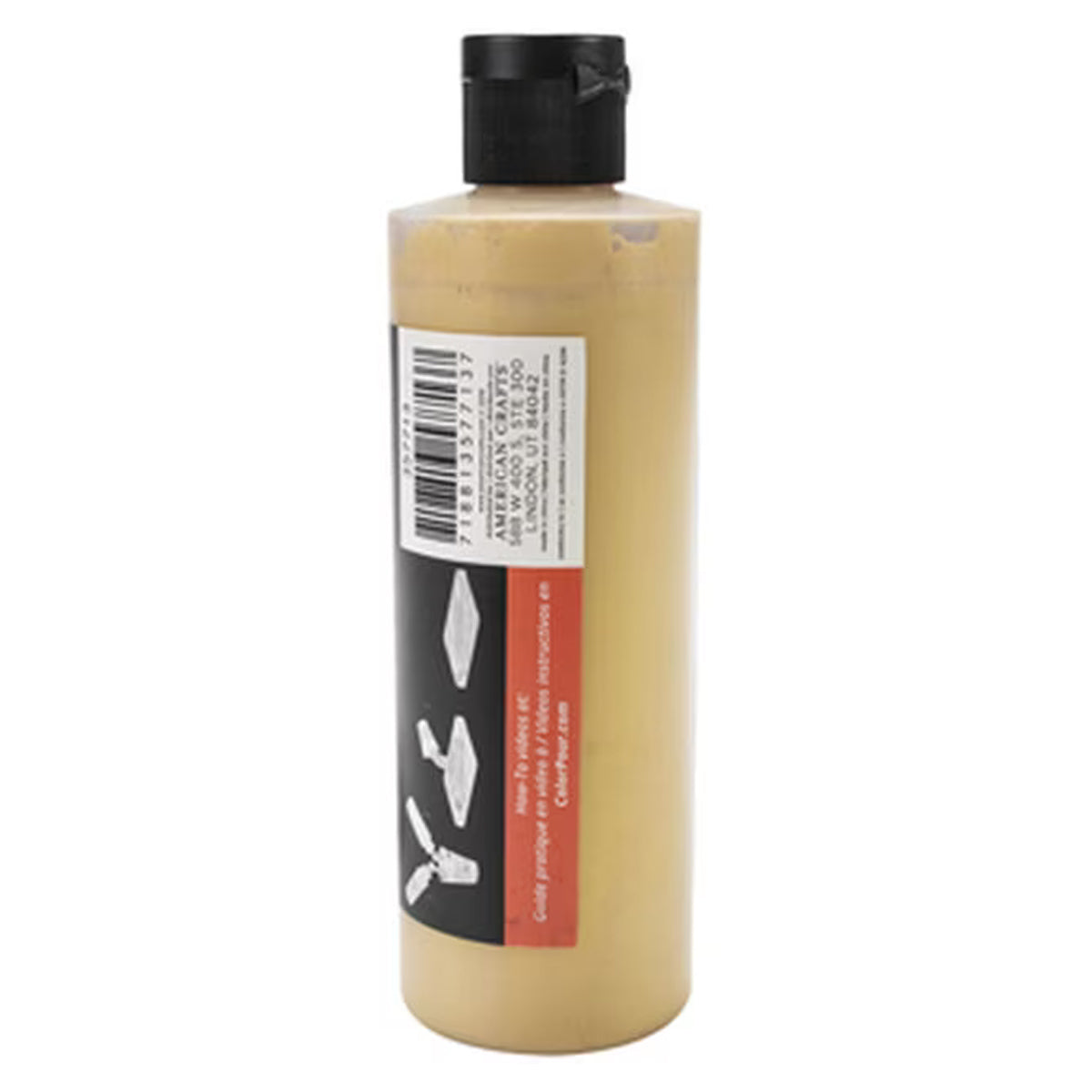 American Crafts Color Pour Magic Pre Mixed Paint 8oz Metallic Gold