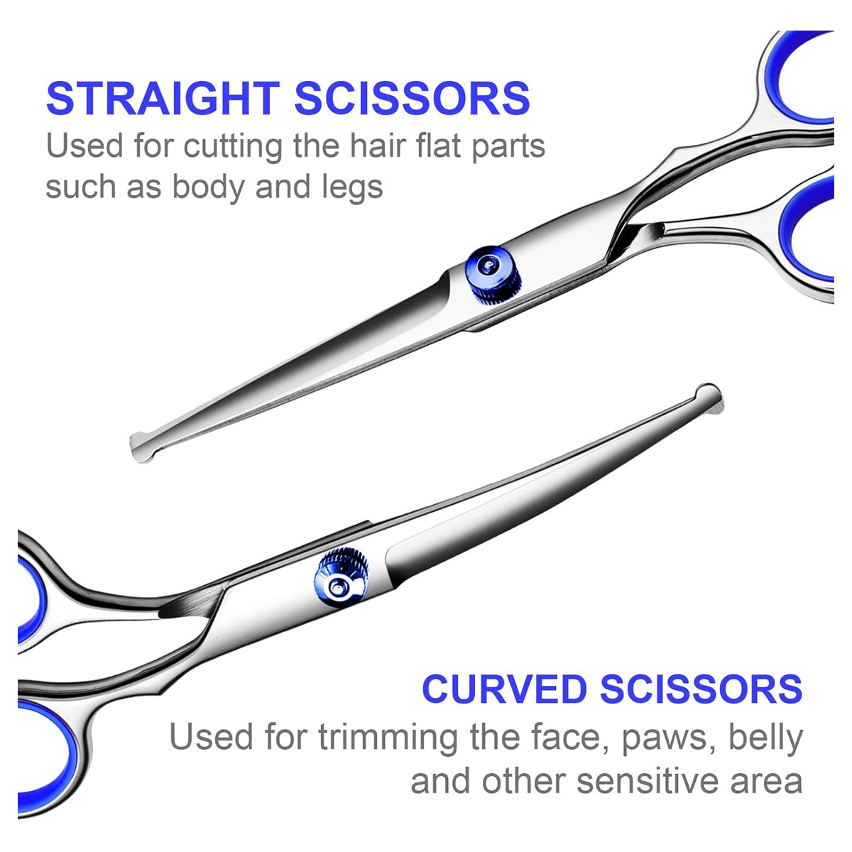 Professional Dog Grooming Scissors Kit