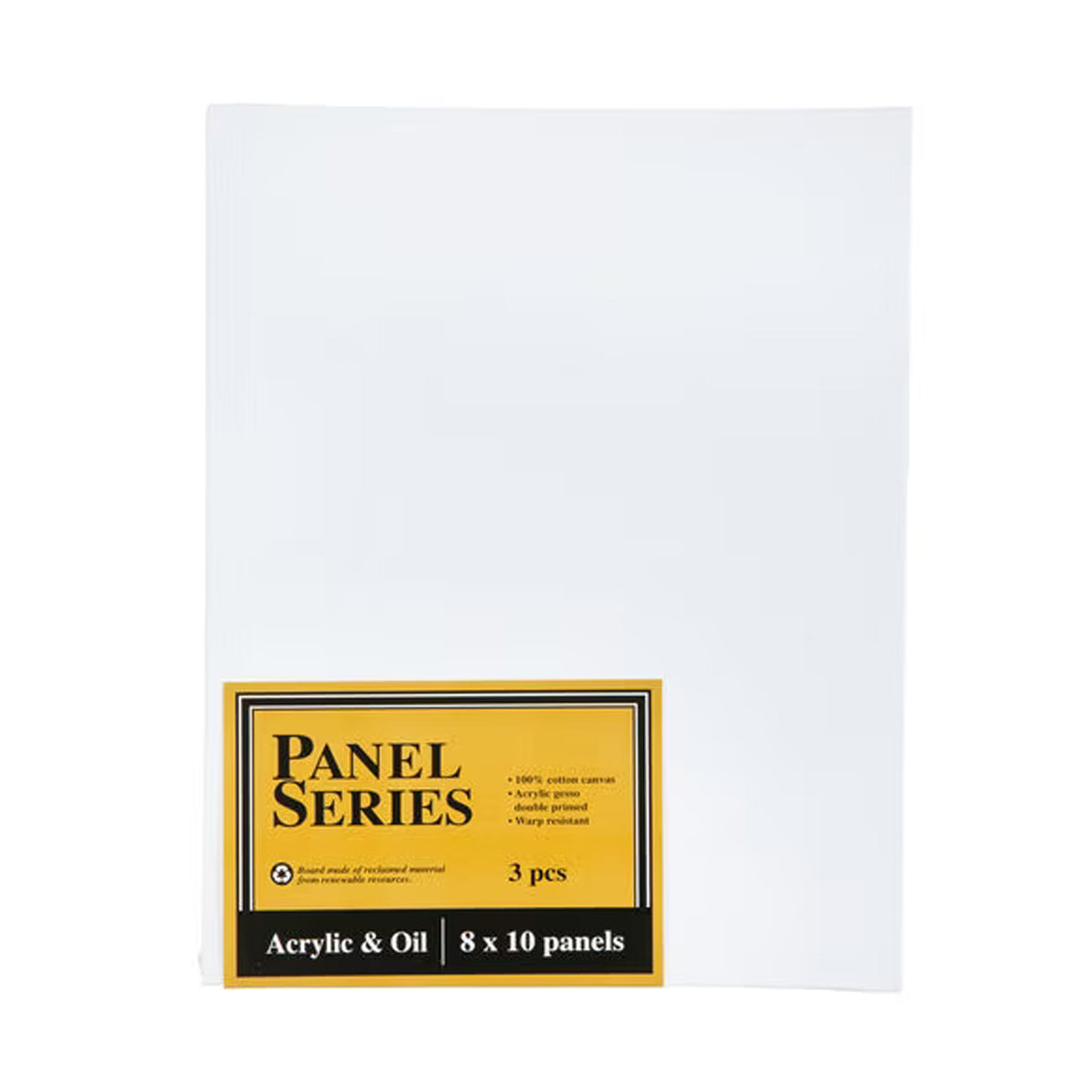 8" x 10" Series Panels Value Cotton Canvas 3pk by Artsmith