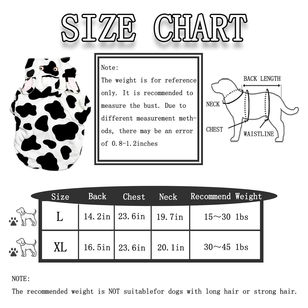 Cow pet Clothing, Small and Medium-Sized cat and Dog Clothing, Modeling Cow Role-Playing Dog