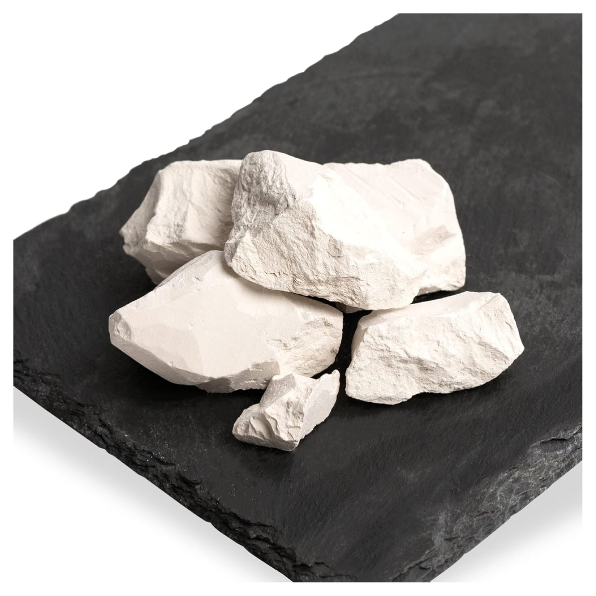 Edible Clay Chunks - «White Velvet» for Eating, Zero Impurities ASMR Food for Pica Cravings