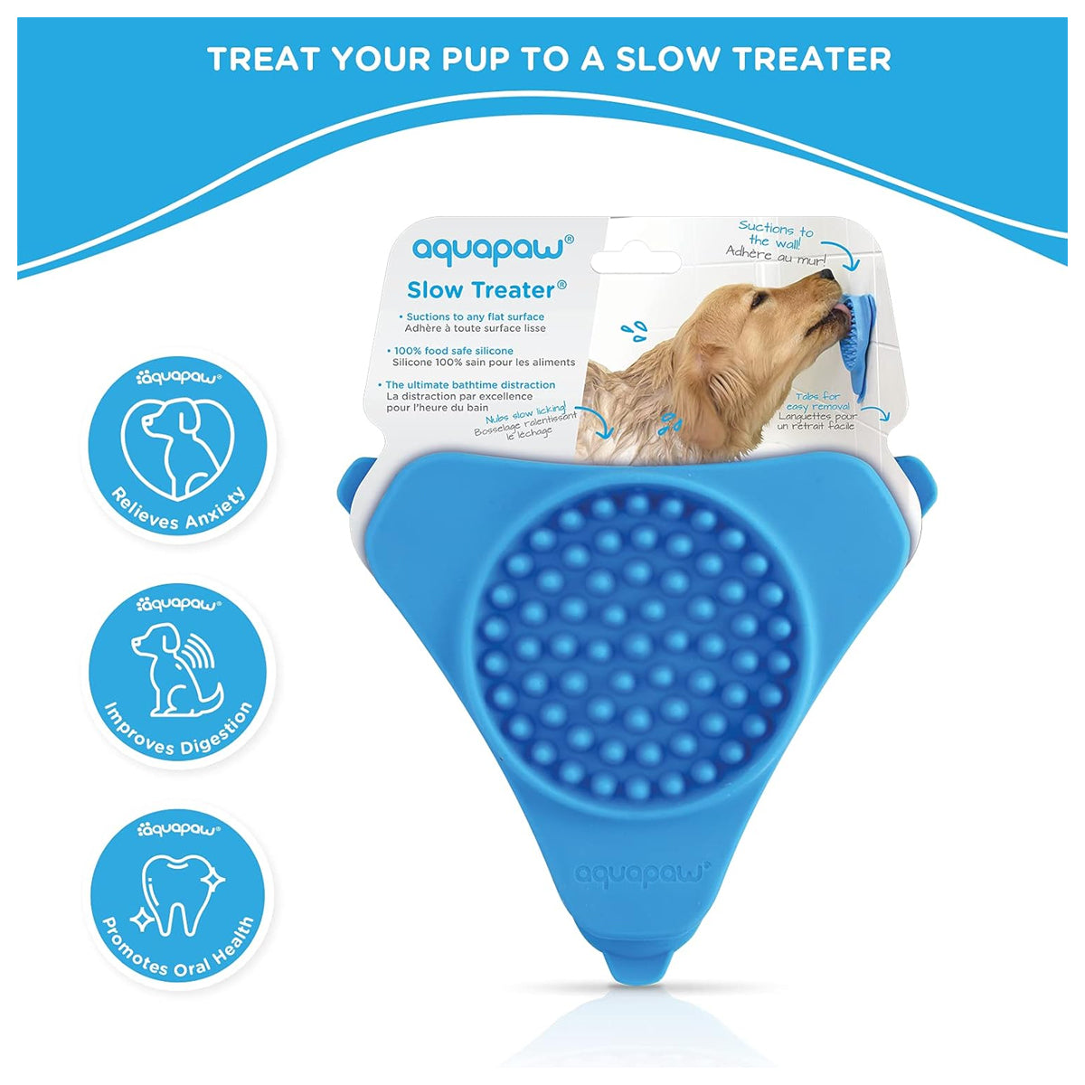 Lick Mat for Dogs| Dog Bath Slow Feeding Mat for Food, Treats & Peanut Butter