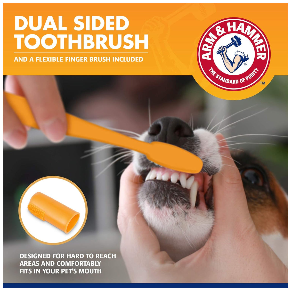 Pets Tartar Control Kit for Dogs | Contains Toothpaste, Toothbrush & Fingerbrush