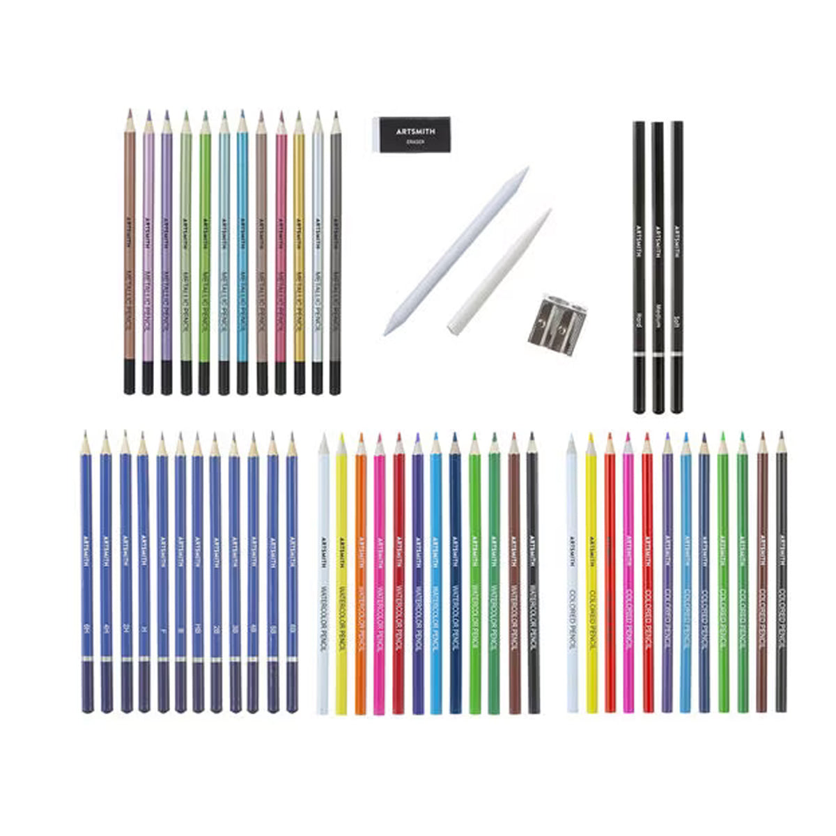 55ct Artist Pencil Drawing & Sketching Set by Artsmith