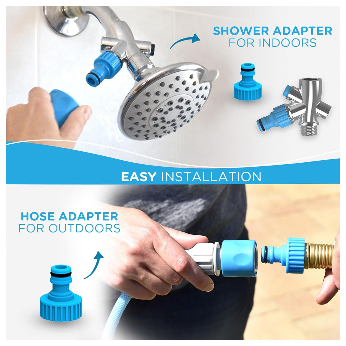 Pet Bathing Tool – Sprayer and Scrubber in One – Compatible with Indoor Shower or Outdoor Garden Hose