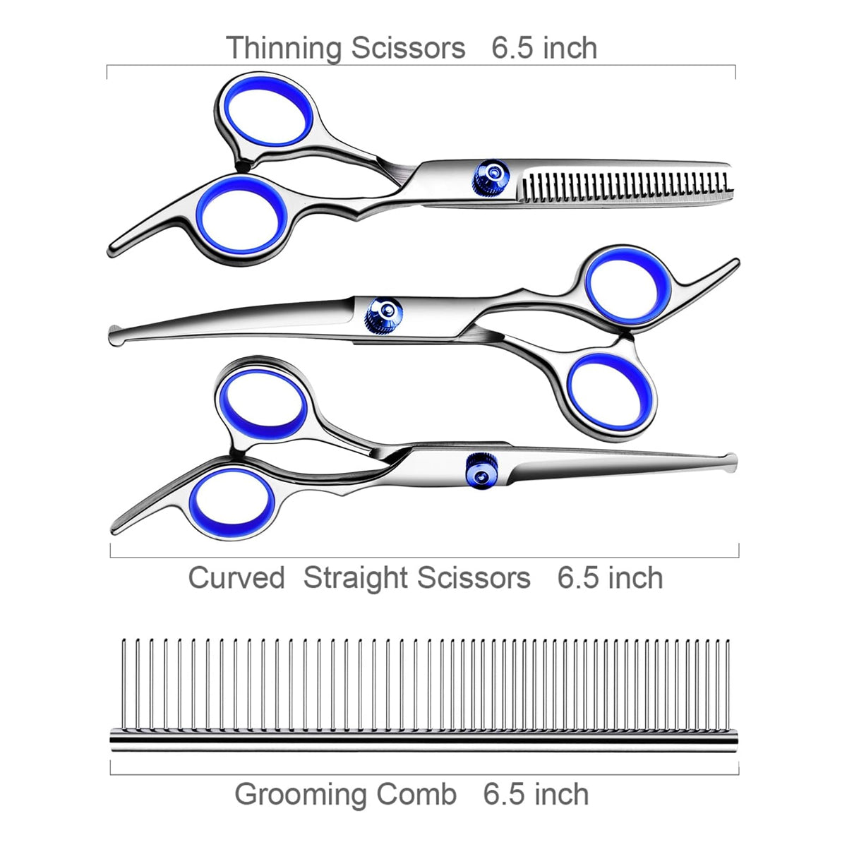 Professional Dog Grooming Scissors Kit