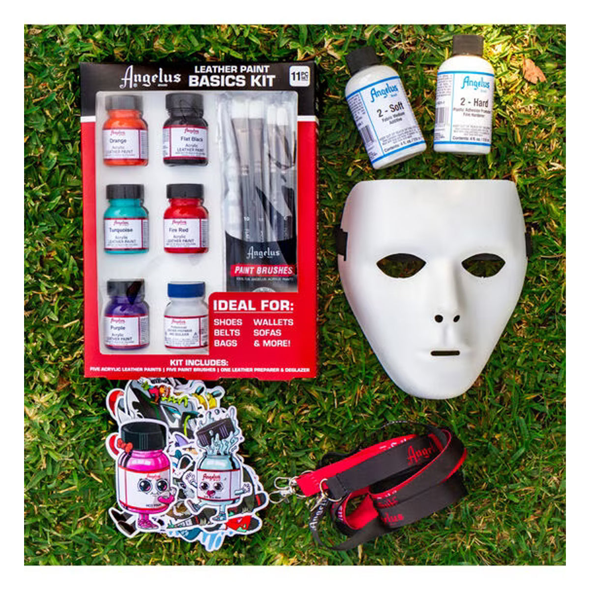 Angelus Best Sellers Paint & Brushes Kit