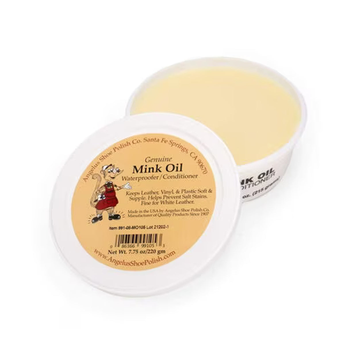 Angelus Mink Oil, 8 oz. Paste