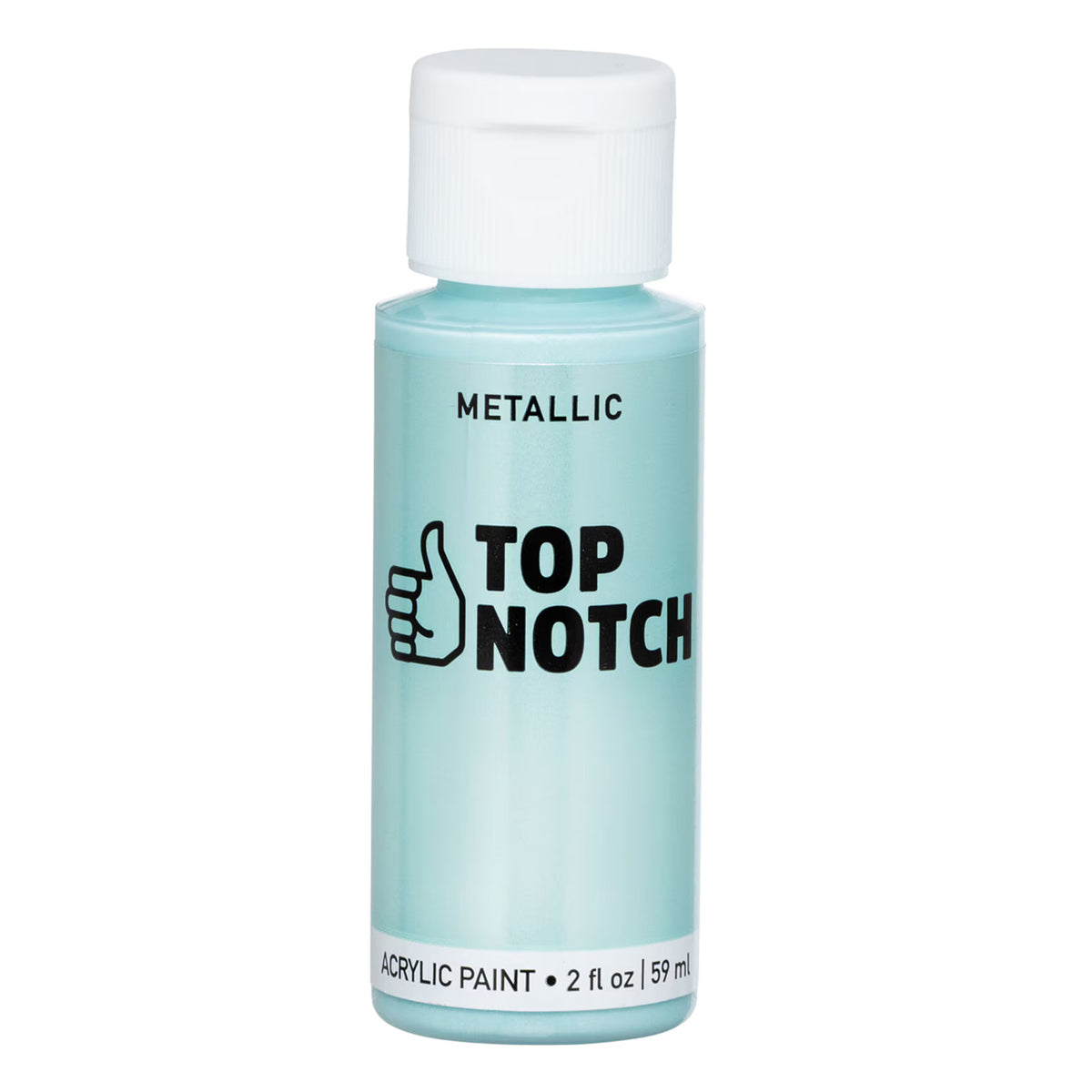 2oz Gold Metallic Acrylic Craft Paint by Top Notch