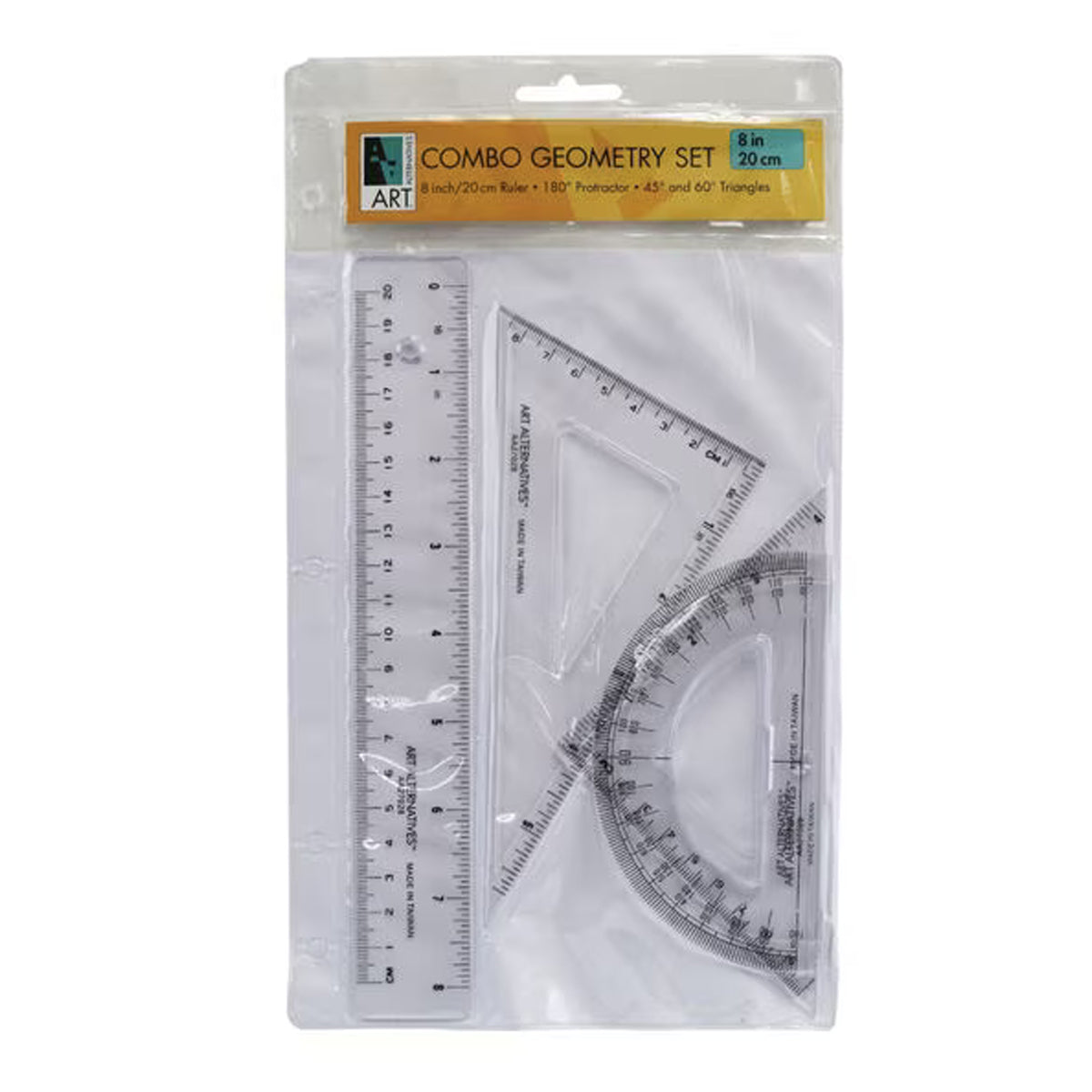 Art Alternatives Geometry Set 8" Ruler