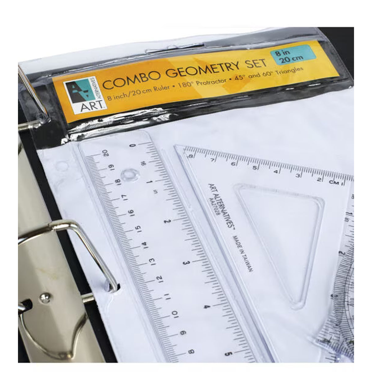 Art Alternatives Geometry Set 8" Ruler