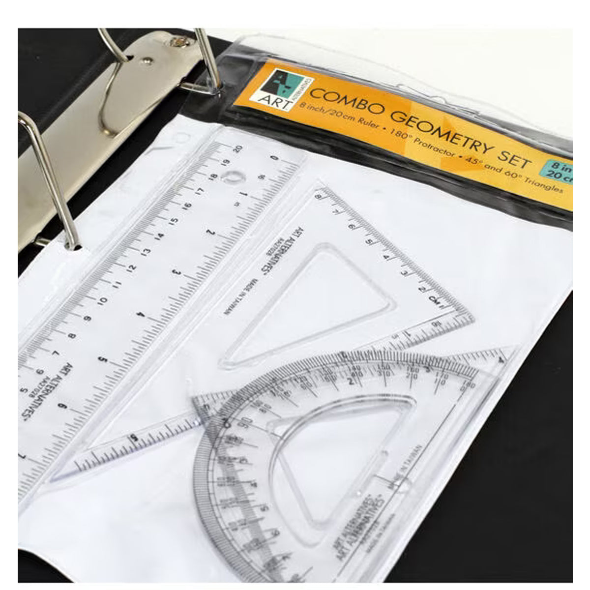 Art Alternatives Geometry Set 8" Ruler