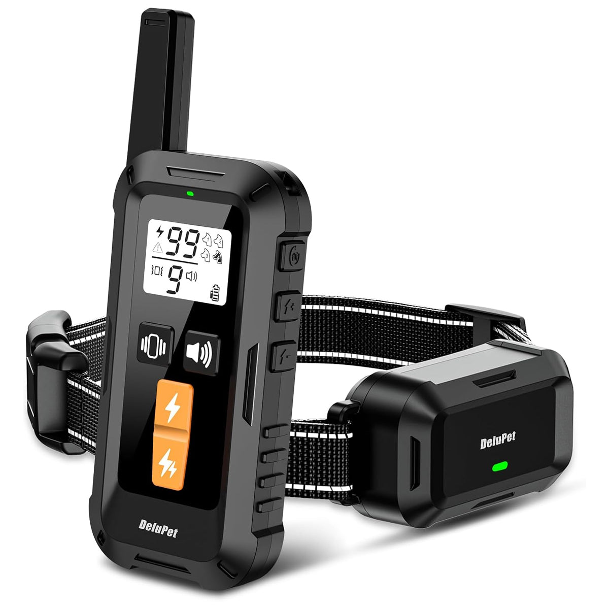 Electric Dog Training Collar with Remote 1600FT, Rechargeable E-Collar Waterproof Collars with 3 Training Modes