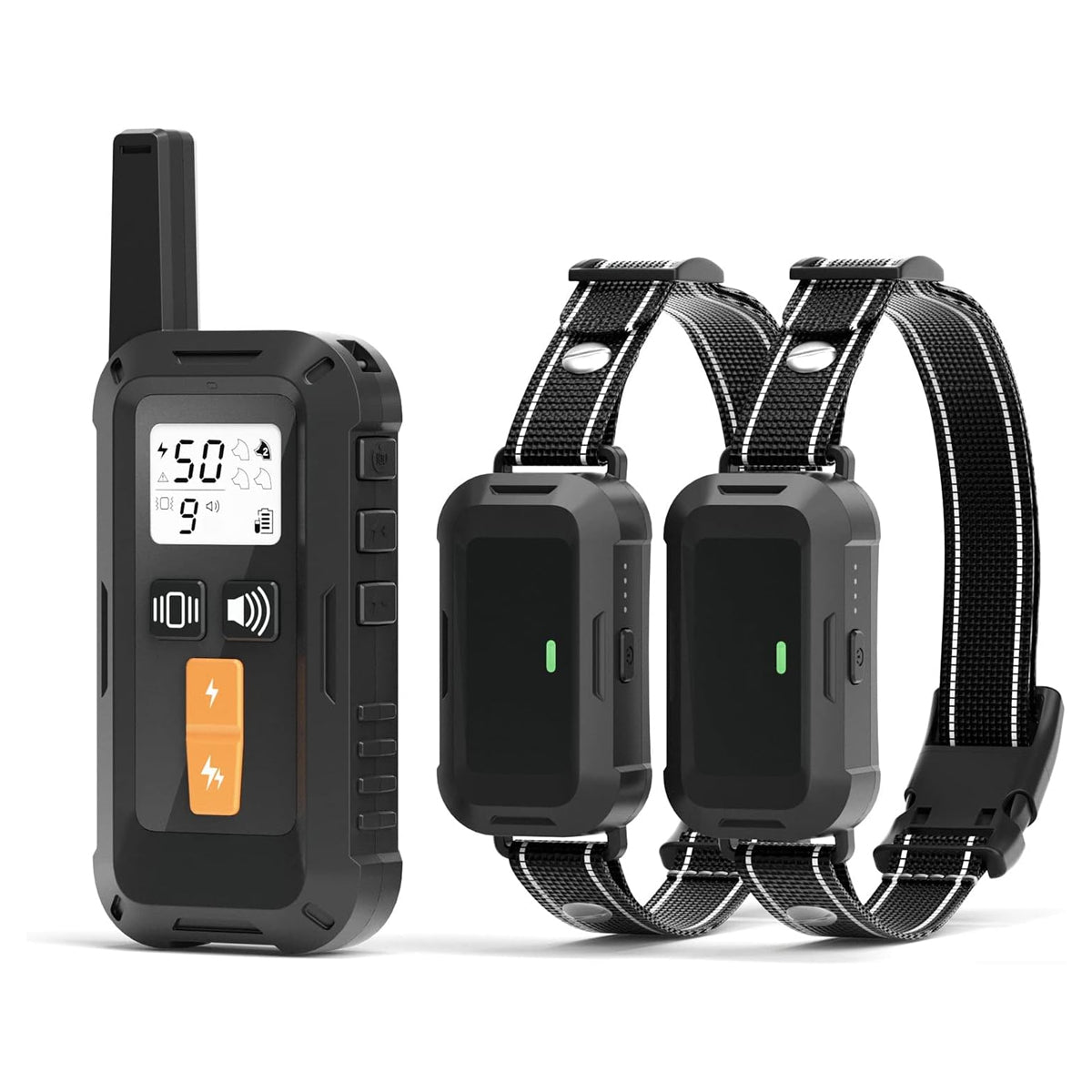 Electric Dog Training Collar with Remote 1600FT, Rechargeable E-Collar Waterproof Collars with 3 Training Modes