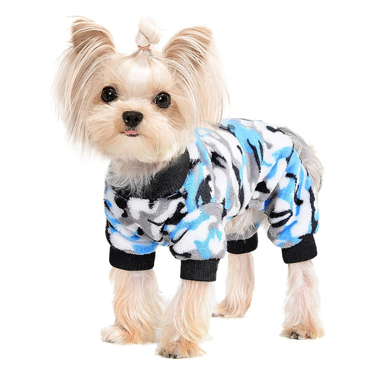 Dog Clothes Dog Sweaters for Small Dogs Male Female Soft Fleece Dog Pajamas Winter Puppy Sweater Onesie Pet Clothing Dog Christmas