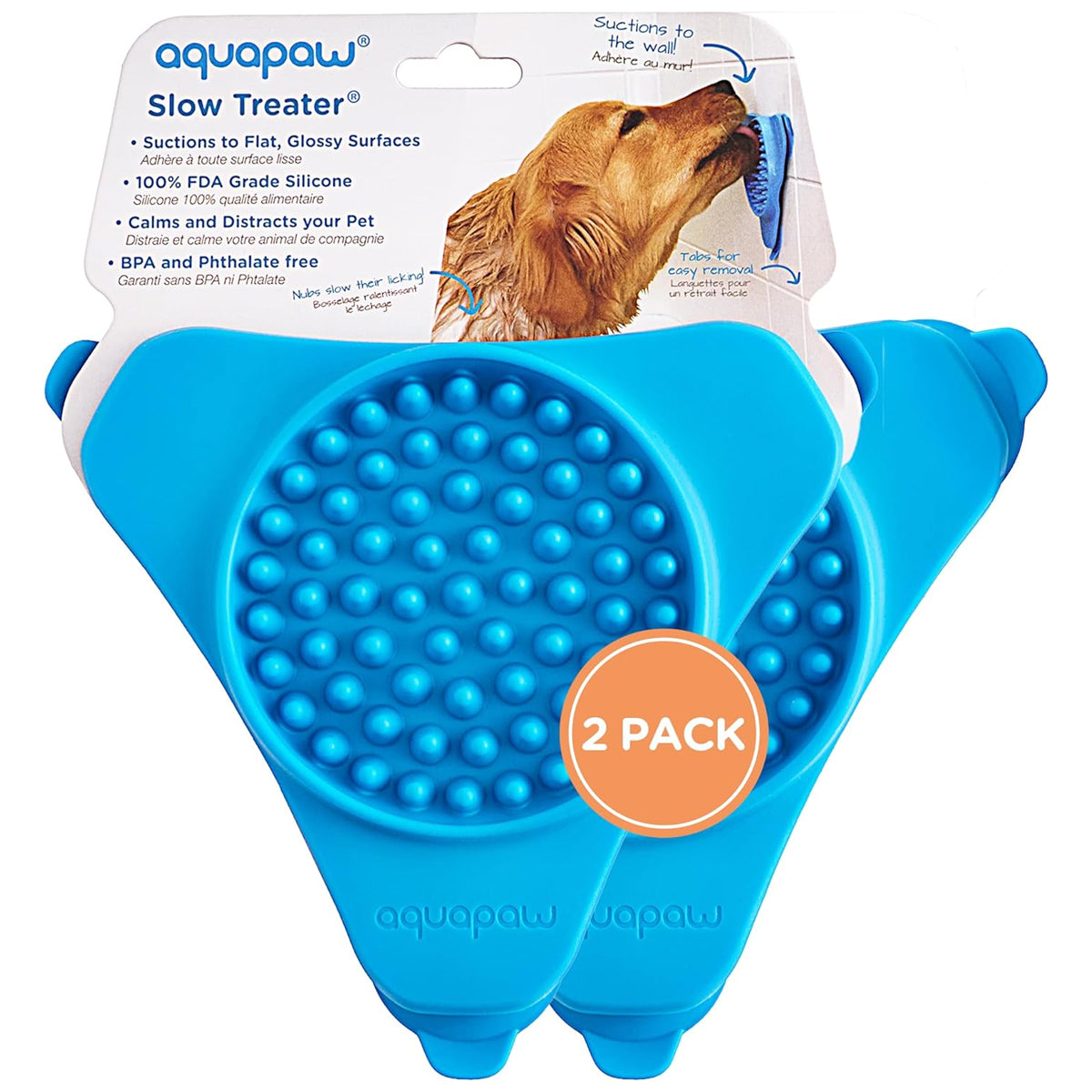 Lick Mat for Dogs| Dog Bath Slow Feeding Mat for Food, Treats & Peanut Butter