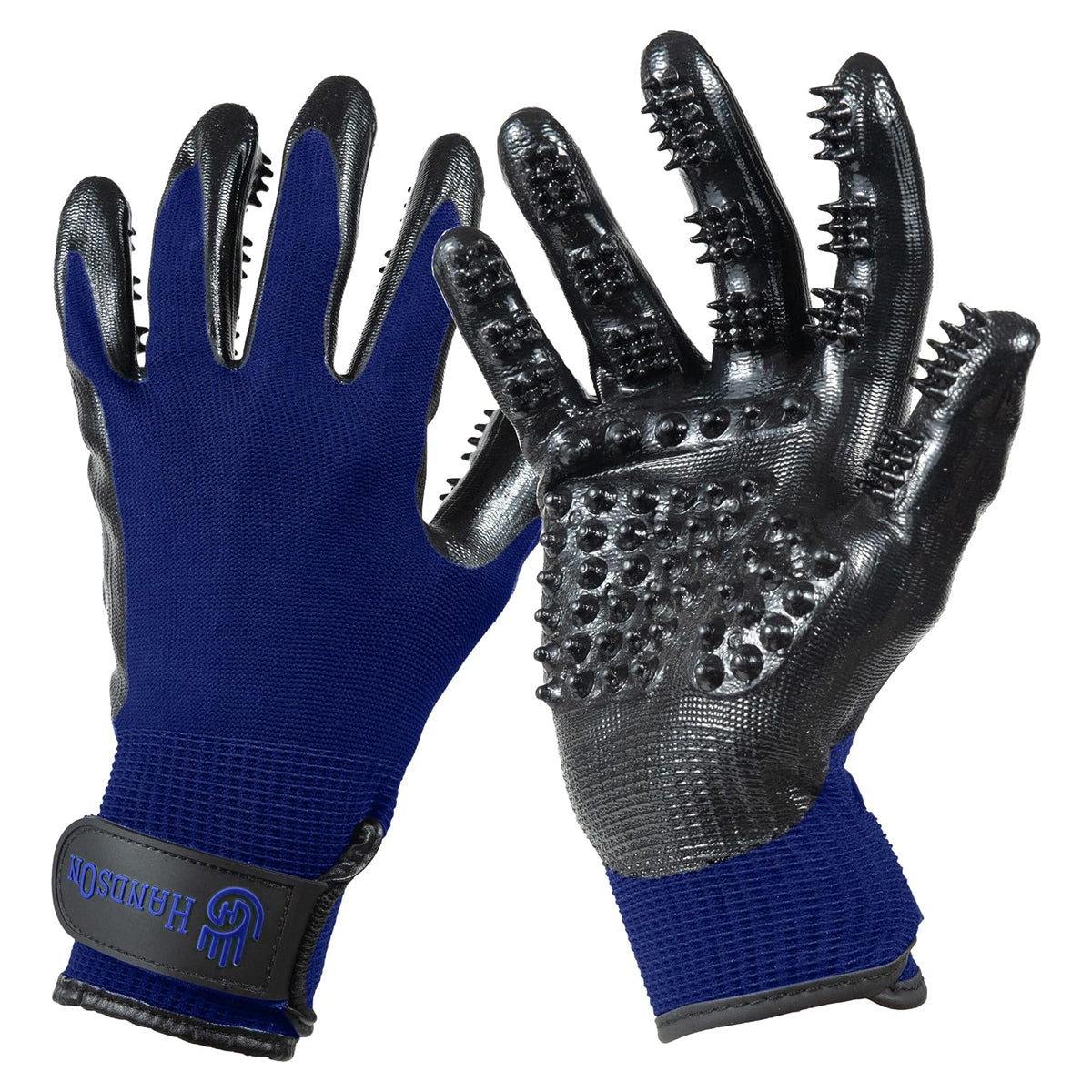 Pet Grooming Gloves: #1 Ranked and Award-Winning for Shedding, Bathing, and Hair Removal - Featuring a Patented Design